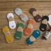 5 Pairs Men Women Cotton Socks No  show Low Cut Socks Silicone Anti  slip Boys Girls Boat Socks