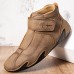 Men Slip Resistant Soft Sole Comfy Casual Hand  stitched Boots