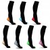 Knee High Stocking Sport Football Socks Leg Support Stretch Compression Socks Active School Team Socks