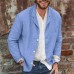 Men's Loose Cotton and Linen Suit Jacket 23703706X