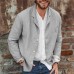 Men's Loose Cotton and Linen Suit Jacket 23703706X