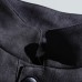 Men's Vintage Suede Single Breasted Stand Collar Jacket 65731063Y